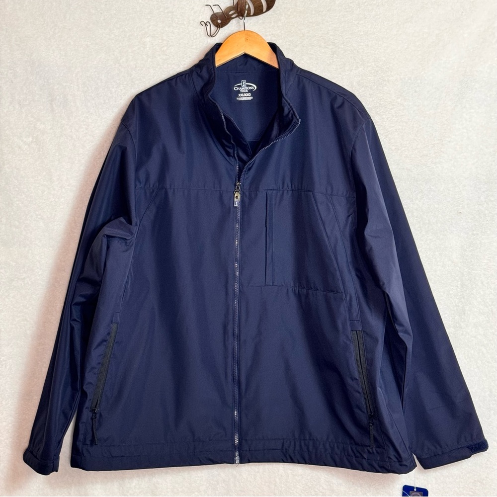 NEW mens champion tour style P7FR0076 412 color True Navy golf size XXL